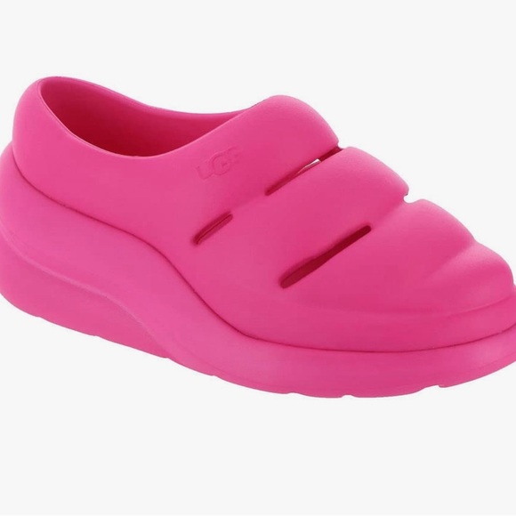 UGG Shoes - Ugg Women’s Sport Yeah Rubber Clog Hot Pink-Taffy Pink Size 6 Machine Washable